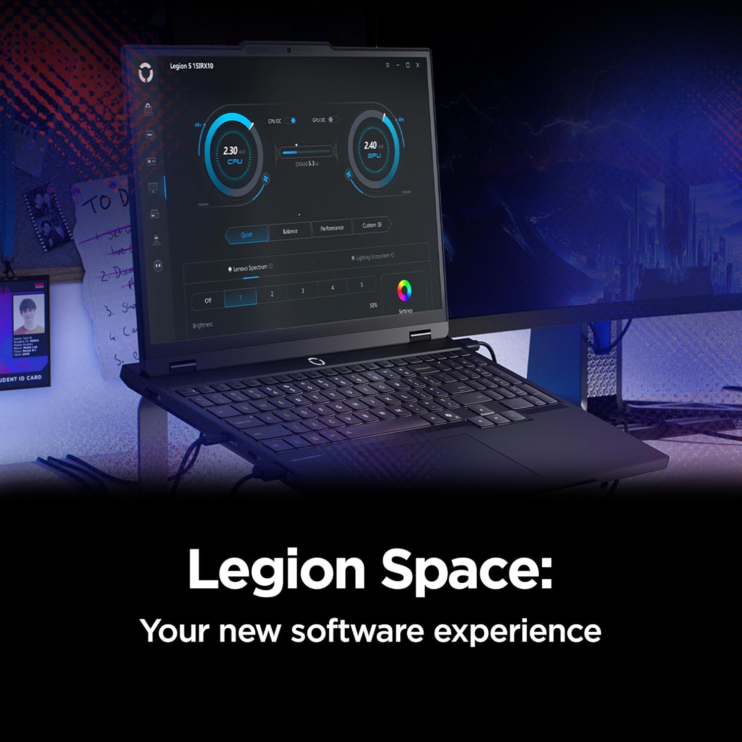 Lenovo Legion 5i - Ordinateur portable de jeu alimenté par l'IA - Intel Core i7-13650HX - Écran 15" 2K IPS WUXGA - 4,9 GHz - NVIDIA GeForce RTX 5050 - Mémoire 16 Go - Stockage 512 Go, Noir – Image 15