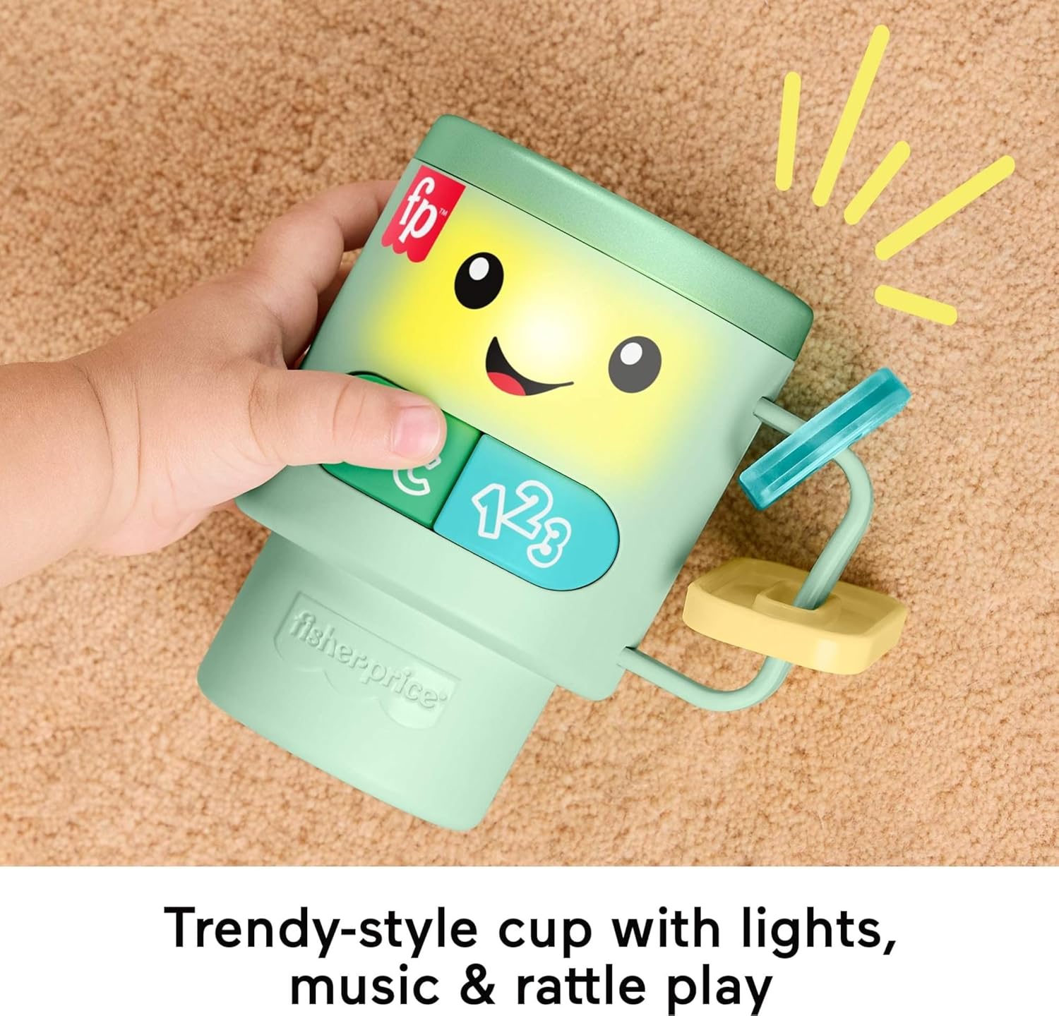 Fisher-Price Baby Toys Laugh & Learn Coffret cadeau prêt à l'emploi, 3 activités d'apprentissage électroniques pour les tout-petits à partir de 6 mois – Image 4