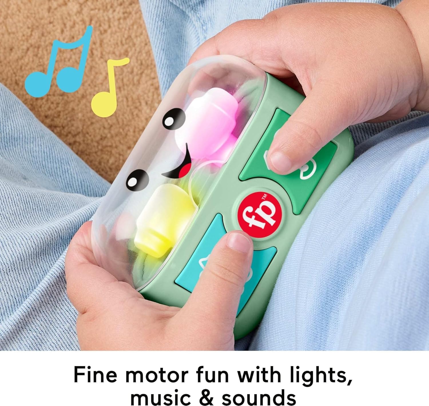 Fisher-Price Baby Toys Laugh & Learn Coffret cadeau prêt à l'emploi, 3 activités d'apprentissage électroniques pour les tout-petits à partir de 6 mois – Image 5