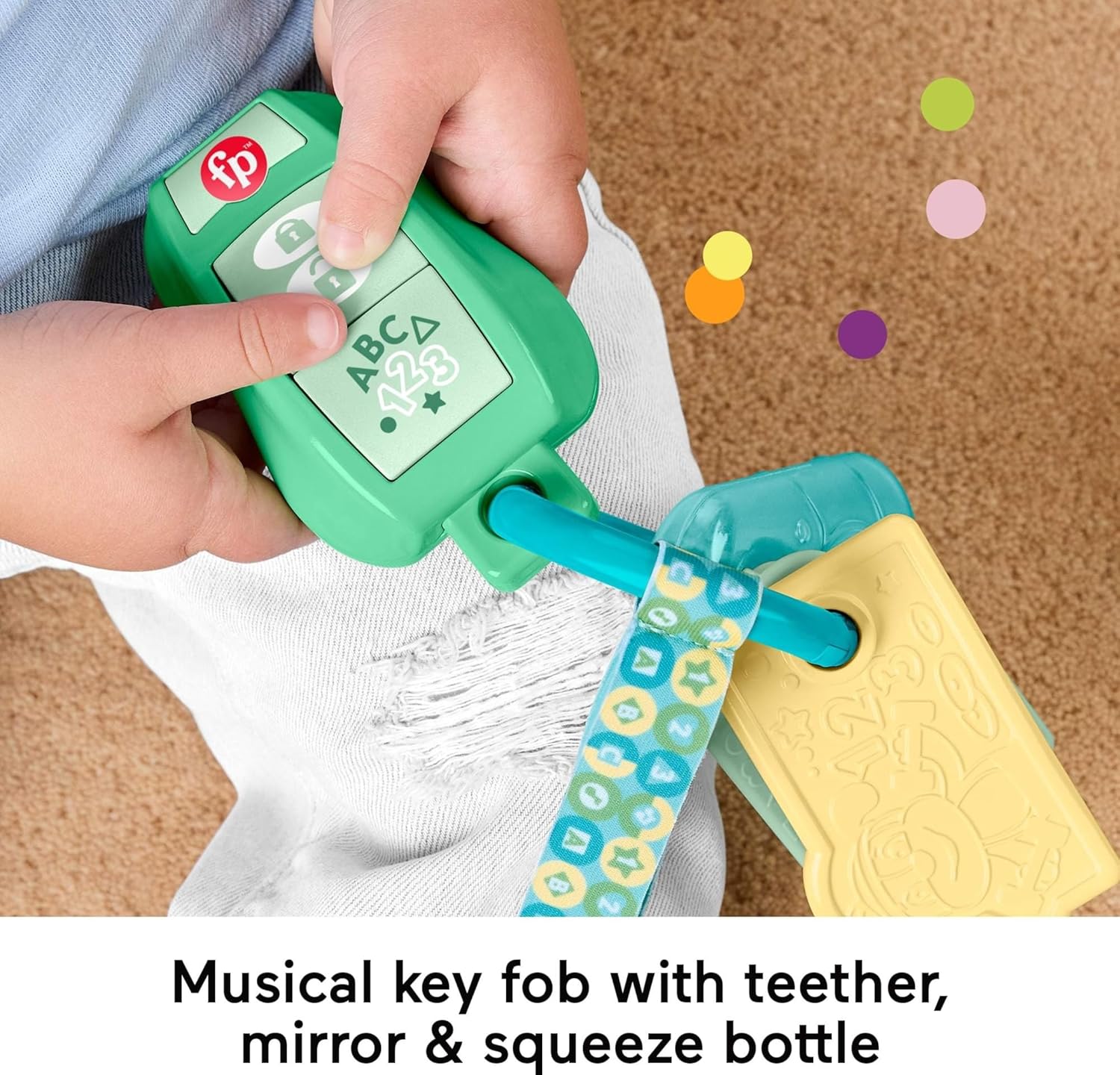 Fisher-Price Baby Toys Laugh & Learn Coffret cadeau prêt à l'emploi, 3 activités d'apprentissage électroniques pour les tout-petits à partir de 6 mois – Image 6