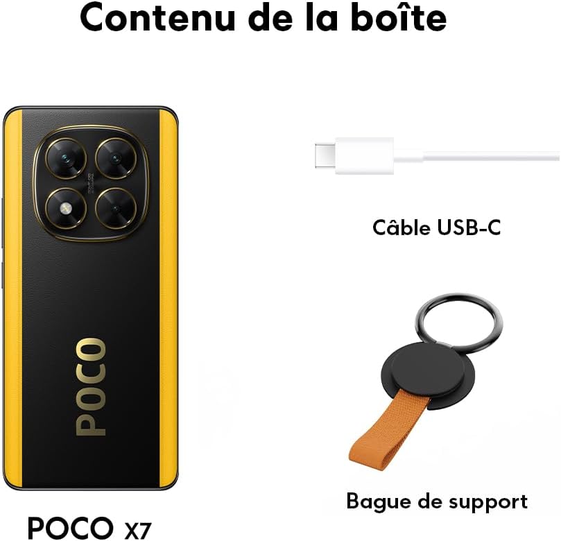 Smartphone XIAOMI POCO X7, 8+256Go, Argent, Appareil Photo Principal 50MP avec OIS, Batterie 5110mAh, IP68 (Chargeur Non Inclus) (Version Française + 2 Ans de Garantie) – Image 5
