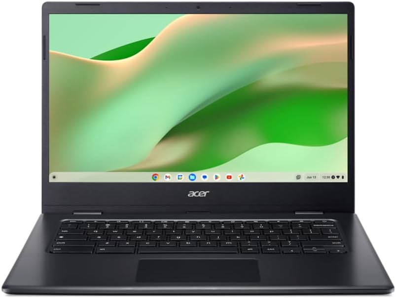 Acer Chromebook 314 CBOA314-1H-C8XY, ordinateur portable Full HD 14 pouces (Intel Celeron N4500, 4 Go de RAM, 128 Go eMMC, carte graphique Intel UHD, Chrome OS), ordinateur portable gris, clavier AZERTY – Image 2