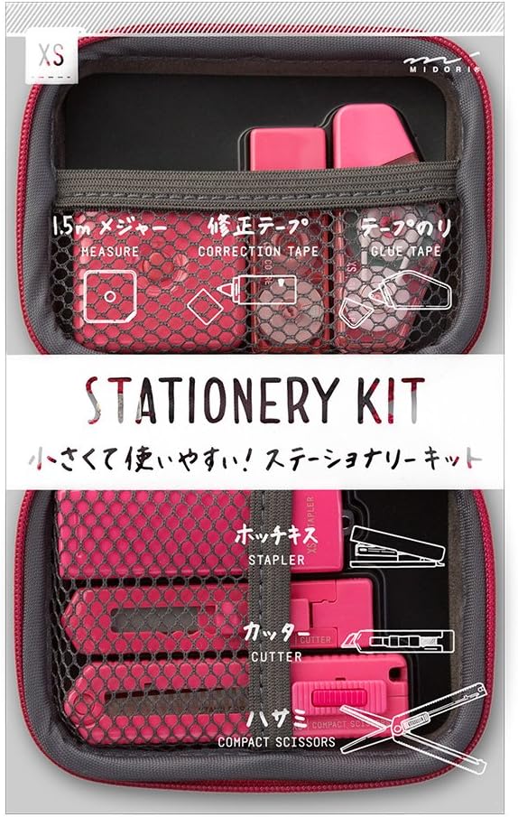 Midori XS 35320006 Sac de papeterie - Rose – Image 2