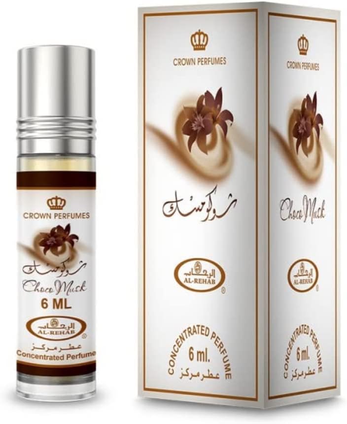 1 x Choco Musk - 5 ml (0,2 oz) d'huile de parfum par Al-Rehab (Crown Perfumes) par Al-Rehab – Image 2