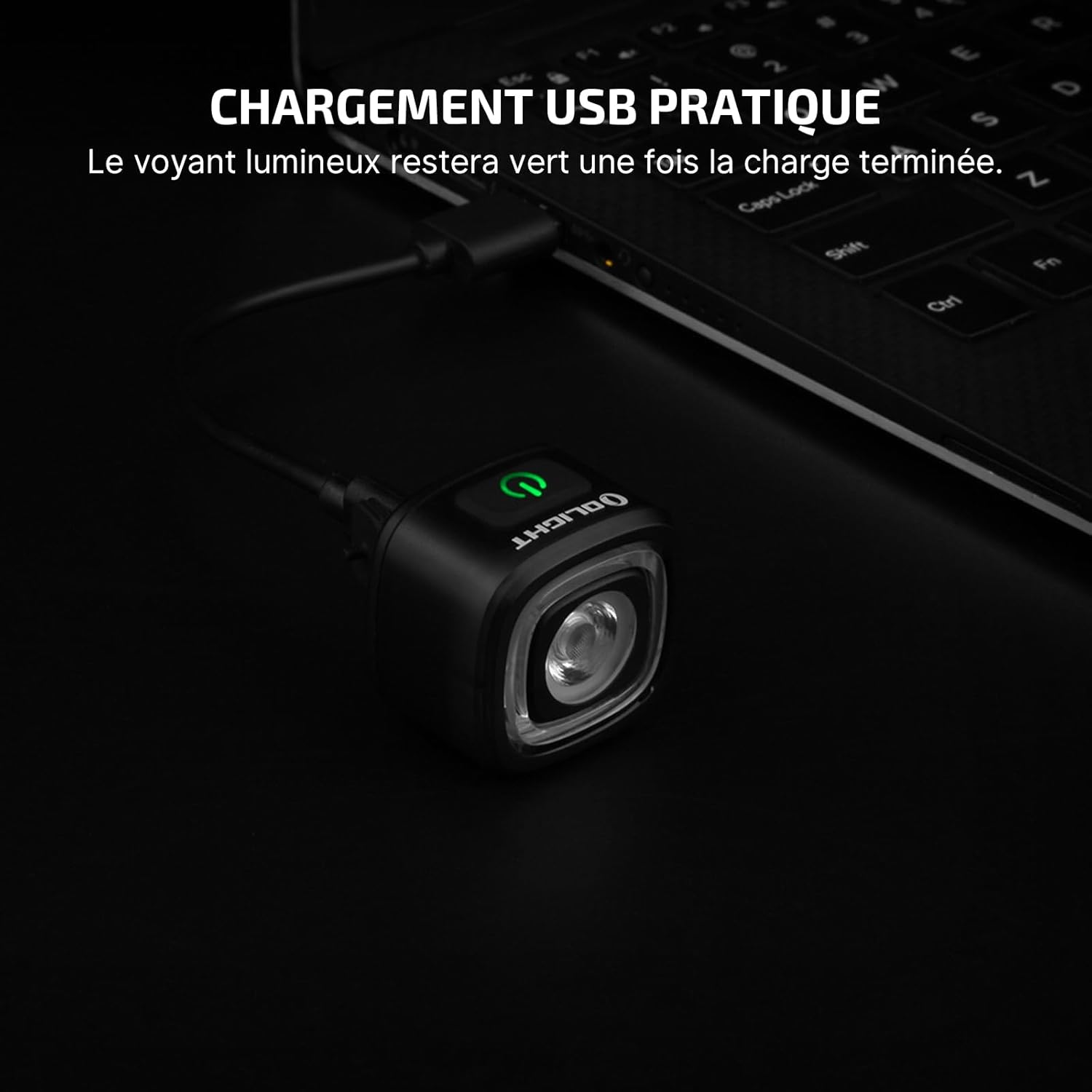 OLIGHT RN120C 120 Lumens 5 Modes de luminosité Étanche IPX6 Rechargeable Type C Feu arrière LED pour vélo de montagne pour voyager, cyclisme urbain, randonnée sur route – Image 4