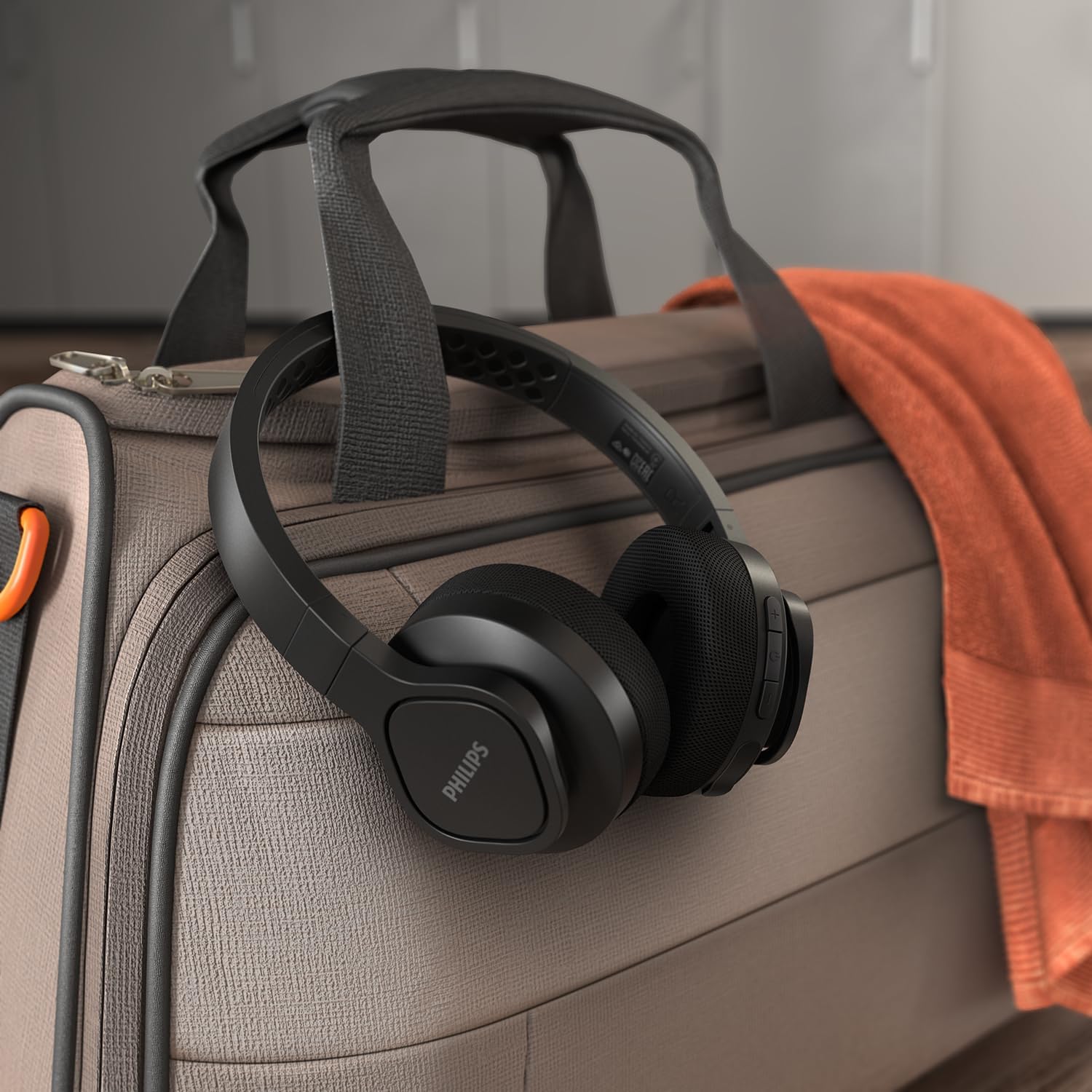 Philips Audio A4216BK/00 Casque de sport Bluetooth sans fil (autonomie 35 heures, protection IP55, coque ventilée, coussinets lavables) noir – Image 11