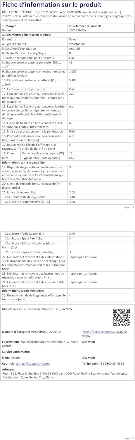 Xiaomi Redmi A5 (6,88 pouces - 4/128 Go) Noir – Image 11