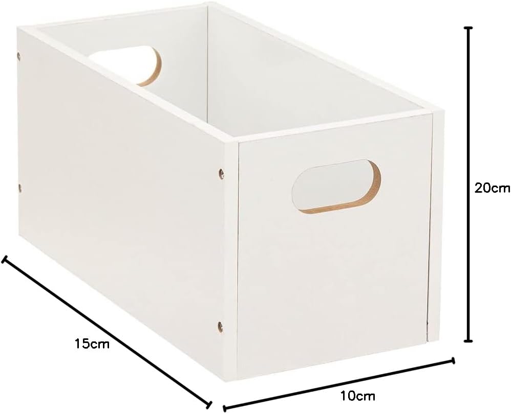 5 five Simply Smart 160403C Boîte de rangement, bois blanc – Image 6