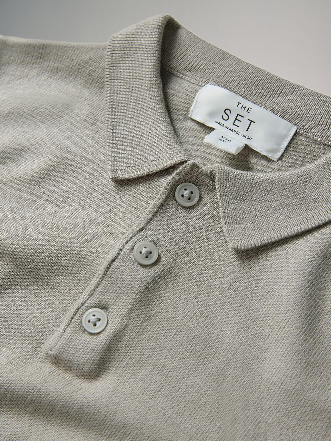 THE SET Pull tricoté à manches longues avec col pour garçon, lot de 3 – Image 3
