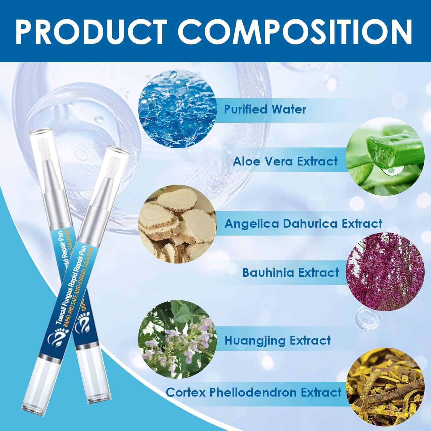 4 x Stylo Soin des Ongles, Réparateur d'Ongles, Soin des Ongles des Mains et des Pieds, Nourrissant et Apaisant pour les Ongles, Restaure l'Aspect Naturel de l'Ongle – Image 4