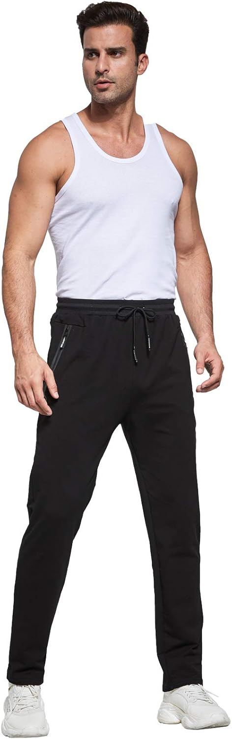 JustSun Pantalon de survêtement de jogging en coton pour homme – Image 4