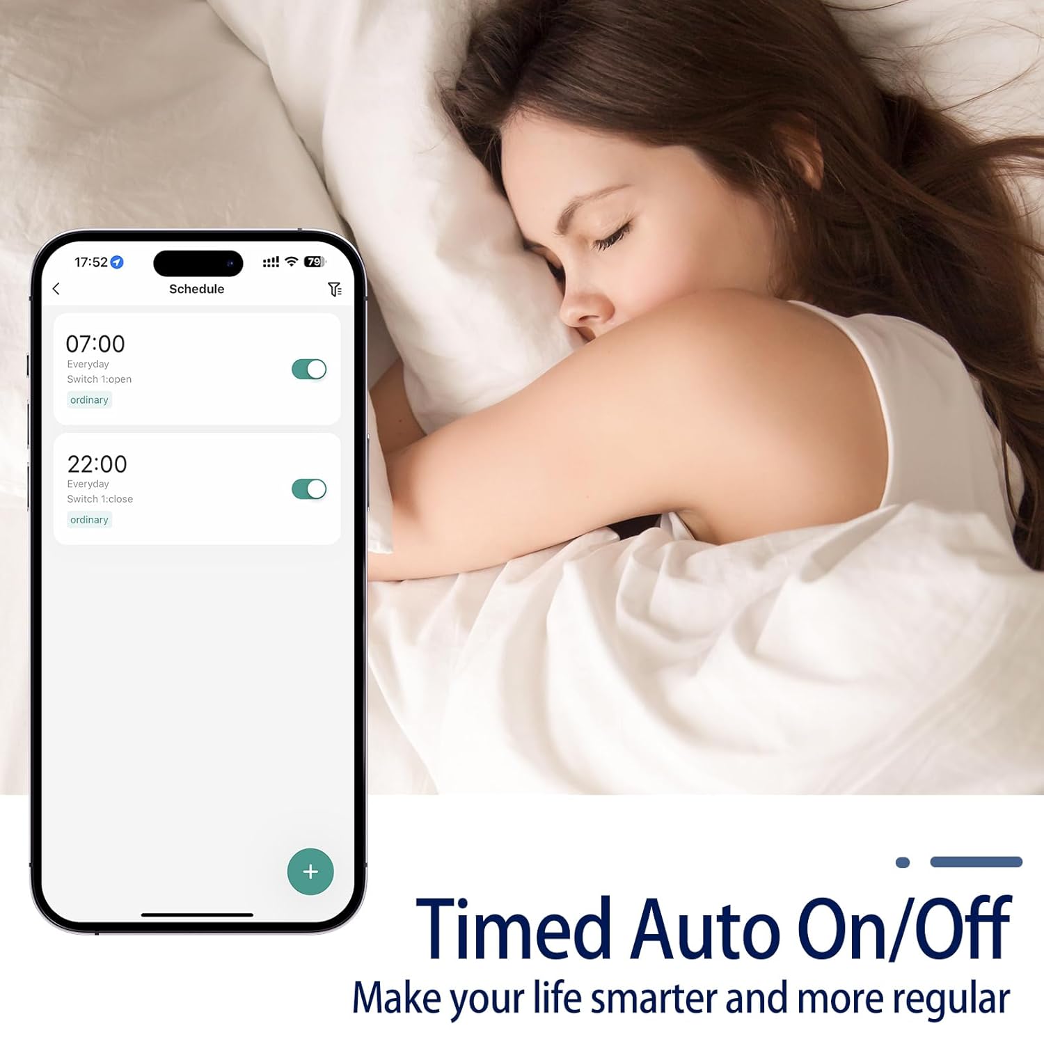 NineLeaf Smart WiFi interrupteur mural téléphone télécommande lampes et appareils interrupteur mural 2 voies avec 2 x récepteur compatible avec Alexa Google Home fonction de minuterie – Image 5
