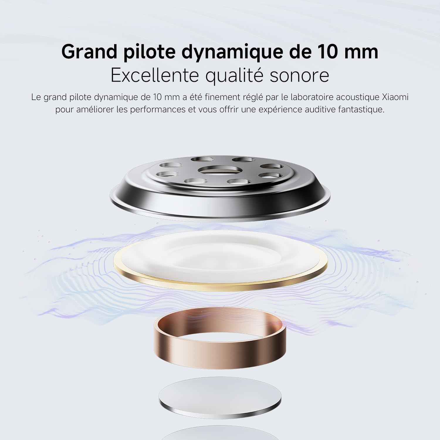 XIAOMI Redmi Buds 6 Play – Écouteurs Bluetooth sans Fil, Écouteurs Bluetooth, Drivers 10 mm, 5 Modes EQ, Autonomie 7,5h+36h, Charge 10min=3h de Lecture de Musique, IPX4, Rose Poudré – Image 4
