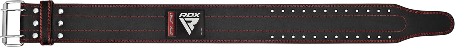 RDX Ceinture de Musculation Powerlifting, IPL USPA Approuvé, 6MM Épais 100% Cuir, 4” réglable Support Lombaire, D'haltérophilie Bodybuilding Entraînement en Force Exercise Fitness Belt, Homme Femme – Image 9
