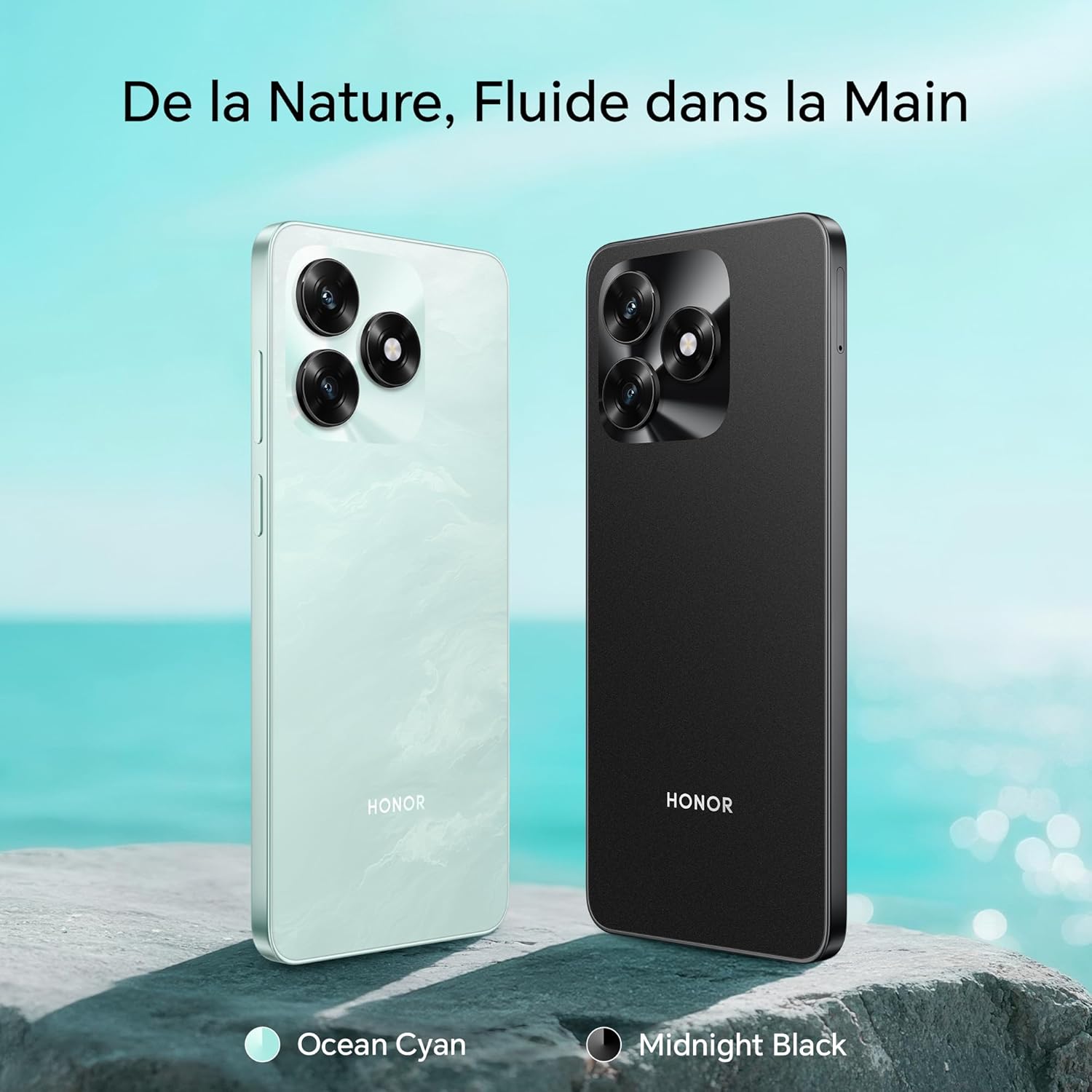 HONOR X5c Plus Smartphone Double SIM NFC, Batterie 5260mAh, 4+256Go, Téléphone à Écran Confort 6,74 Pouces 90Hz, Appareil Photo 50 Mégapixels, Android 15, MicroSD 1 vers Extensible, Noir Minuit – Image 4