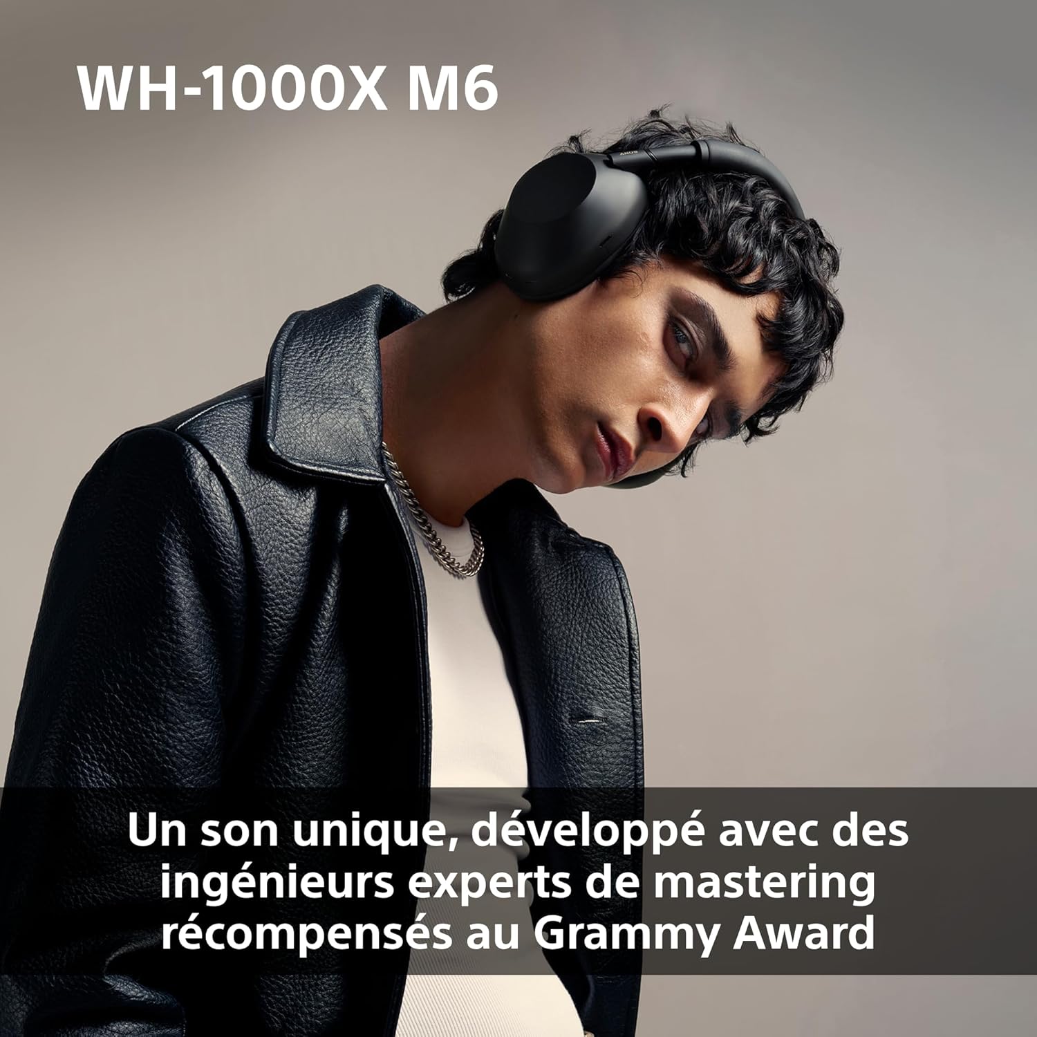 Sony WH-1000XM6 Casque Bluetooth sans fil avec réduction du bruit Noir, son haute résolution unique, design confortable et pliable, étui durable, autonomie de 30 heures, iOS et Android – Noir – Image 5