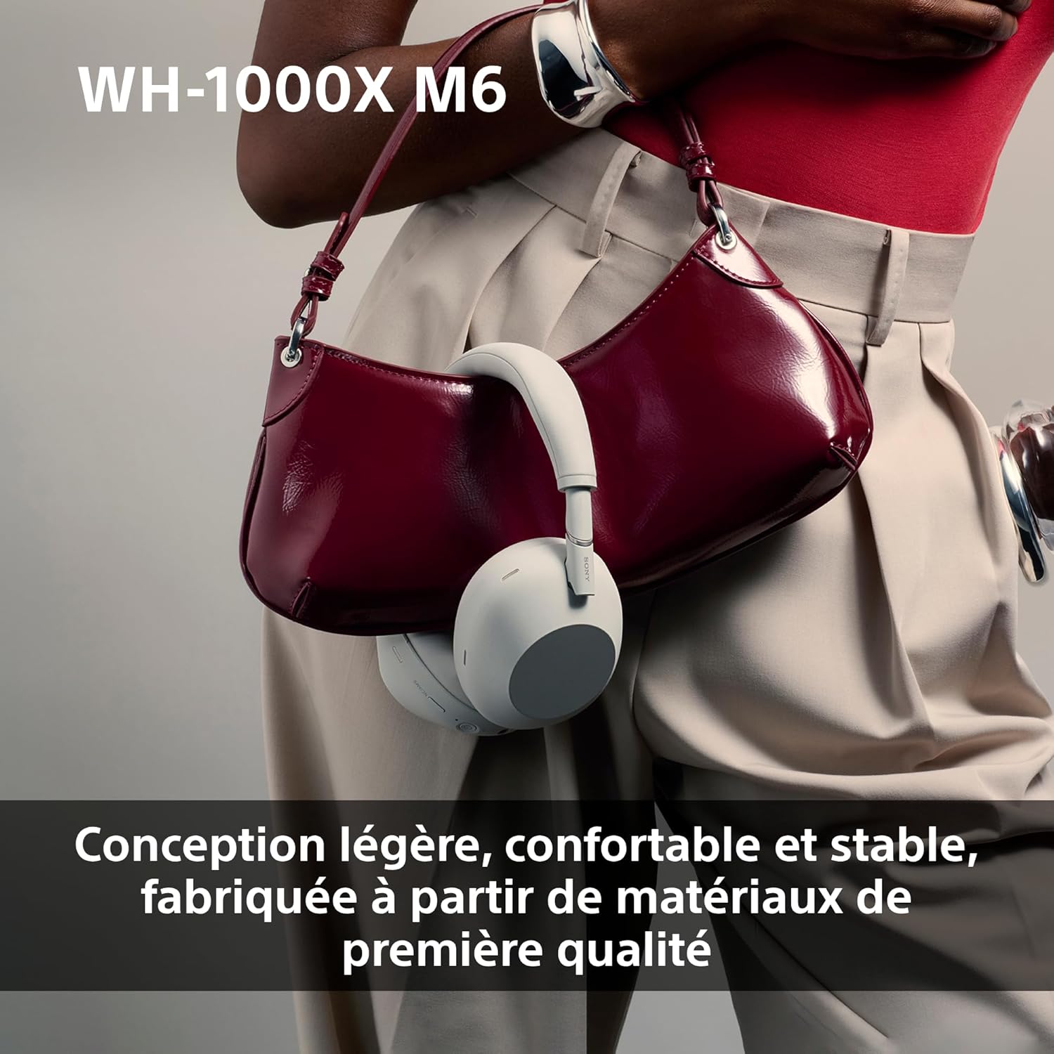 Sony WH-1000XM6 Casque Bluetooth sans fil avec réduction du bruit Noir, son haute résolution unique, design confortable et pliable, étui durable, autonomie de 30 heures, iOS et Android – Noir – Image 7