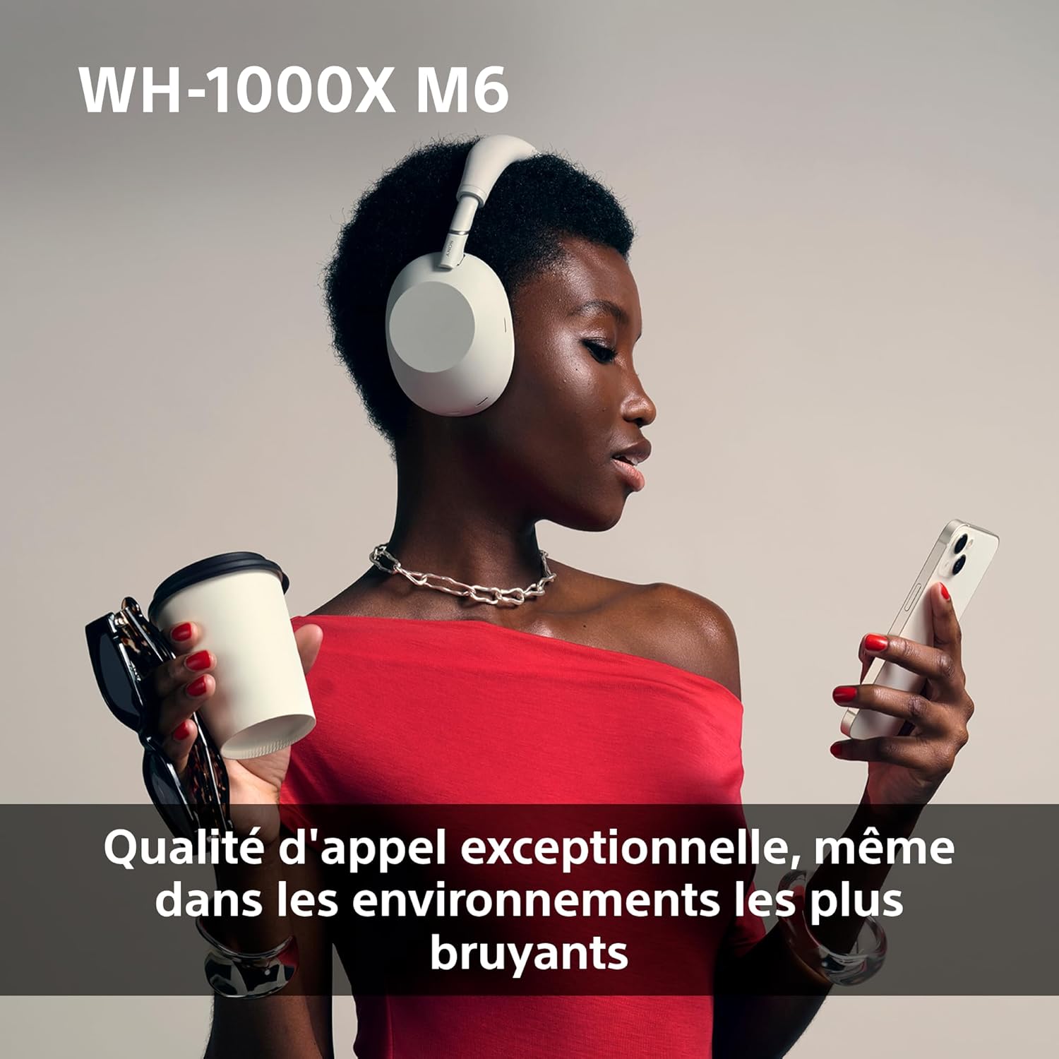 Sony WH-1000XM6 Casque Bluetooth sans fil avec réduction du bruit Noir, son haute résolution unique, design confortable et pliable, étui durable, autonomie de 30 heures, iOS et Android – Noir – Image 10
