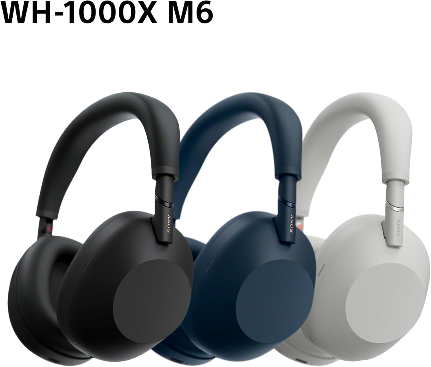 Sony WH-1000XM6 Casque Bluetooth sans fil avec réduction du bruit Noir, son haute résolution unique, design confortable et pliable, étui durable, autonomie de 30 heures, iOS et Android – Noir – Image 14