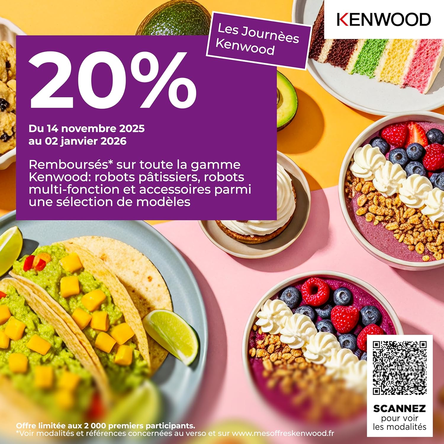 Kenwood Titanium Chef Patissier XL KWL90.034SI, balance de mixage intégrée, batteur K, pétrin, fouet, batteur souple, deux bols, couvercle anti-éclaboussures, 1400 W, acier, argent – Image 3
