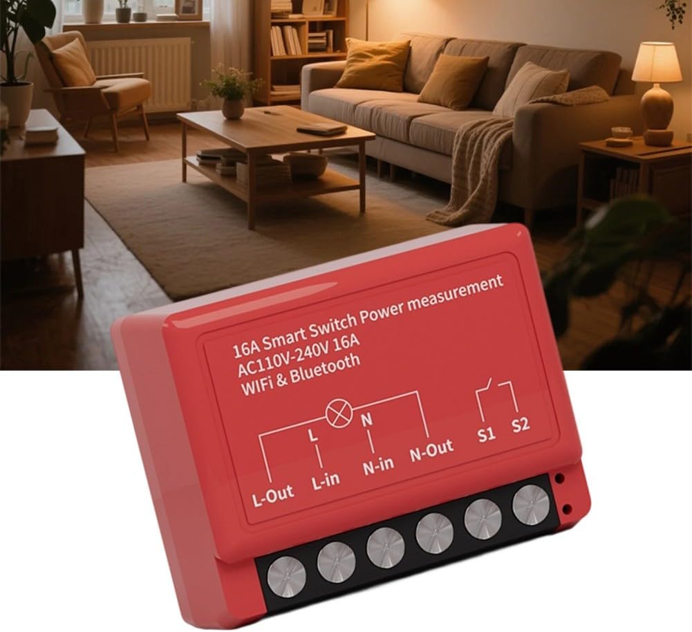 Compteur de puissance de module de commutation de maison intelligente pour installation murale avec contrôle APP – Image 6
