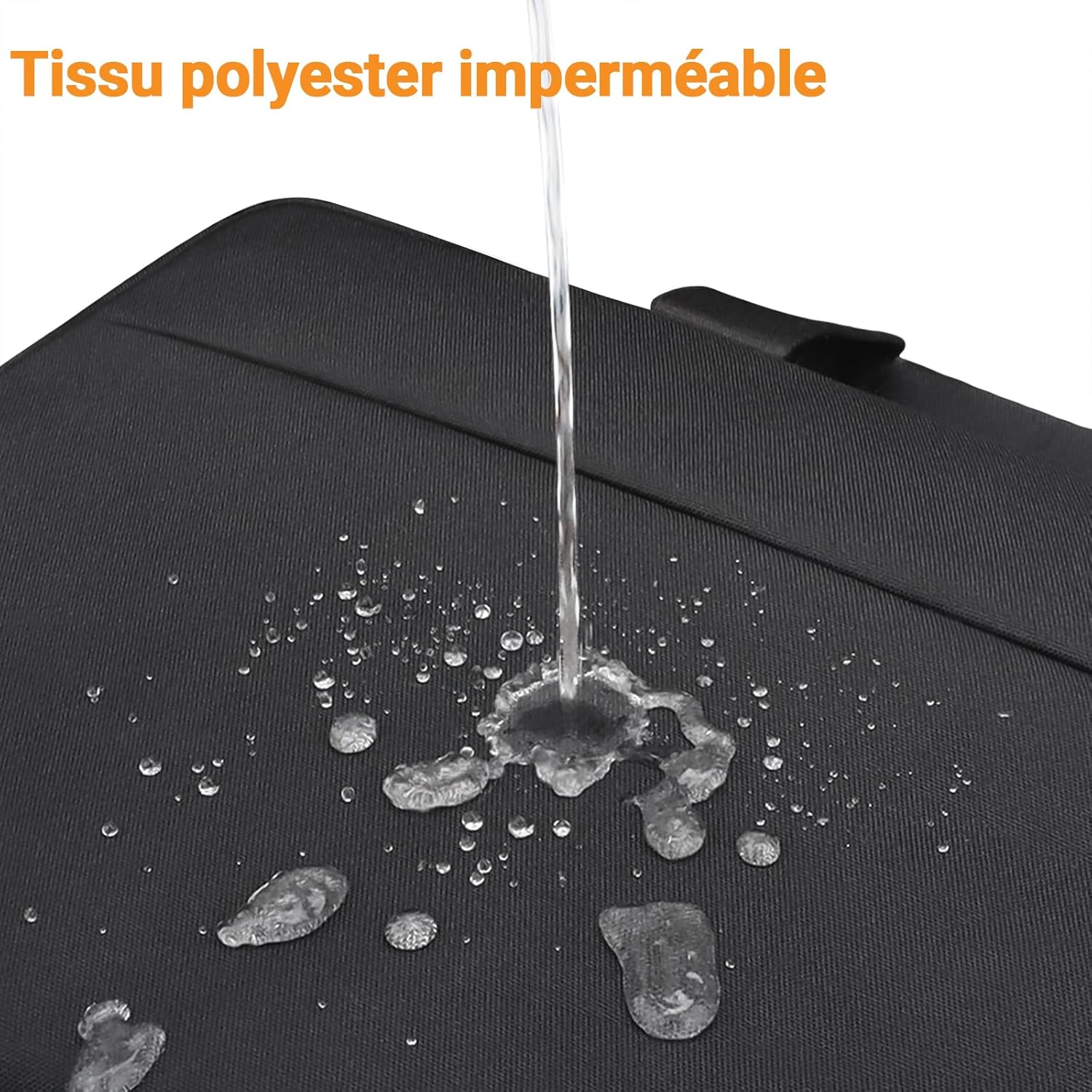TECOOL Sacoche pour ordinateur portable 15,6 16 pouces, sac à bandoulière de protection étanche pour 15,6-16 pouces Acer Asus Dell HP Lenovo, MacBook Pro 16 M1 M2 M3 M4, noir – Image 4