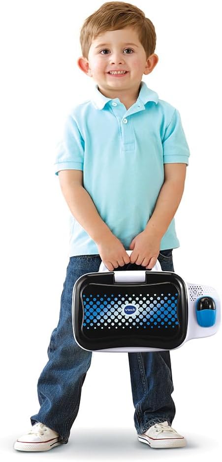 VTech - Ordi Genius Pro Black, Ordinateur portable enfant avec écran rétroéclairé, souris, 20 jeux évolutifs, jouet éducatif, cadeau pour enfants de 3 à 7 ans - Contenu en français et anglais – Image 9