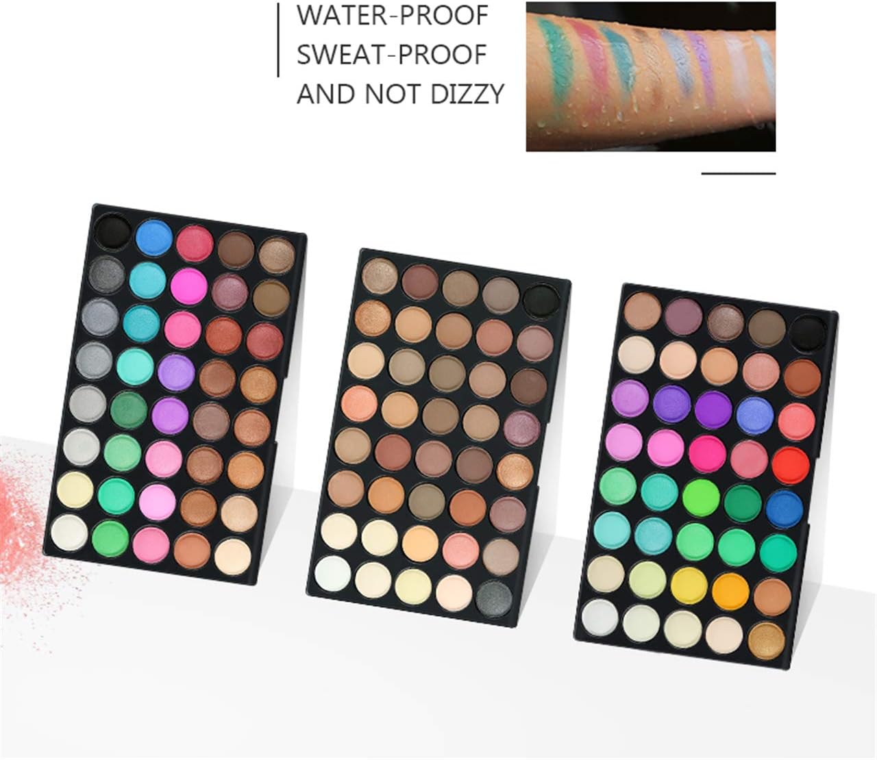 FantasyDay 120 Couleurs Professionnel Shimmer Mat Ultra Pigmenté Fard À Paupières Fondation Palette De Maquillage Ensemble Cosmétique - Kit De Beauté De Maquillage Fard À Paupières – Image 5