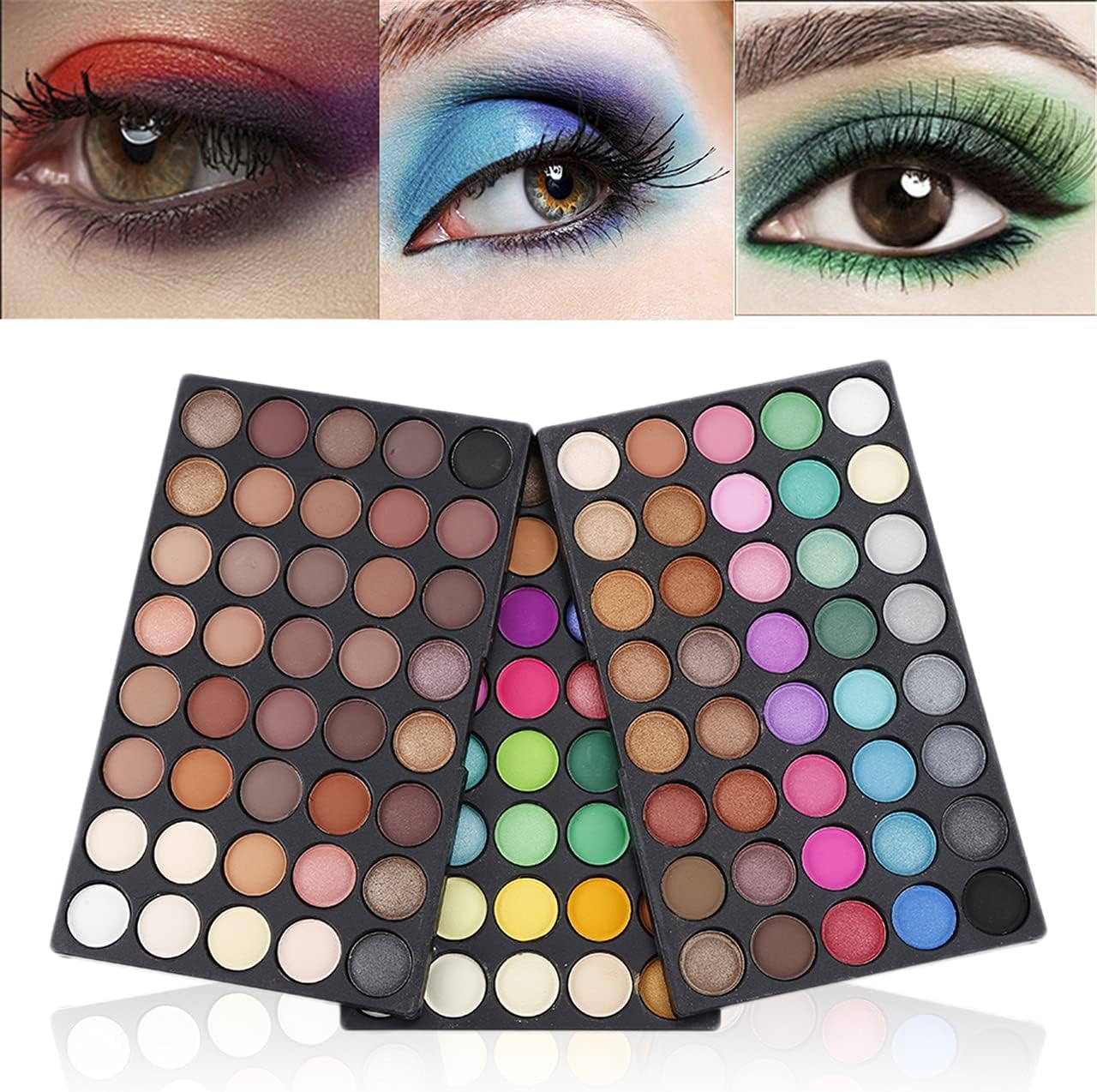 FantasyDay 120 Couleurs Professionnel Shimmer Mat Ultra Pigmenté Fard À Paupières Fondation Palette De Maquillage Ensemble Cosmétique - Kit De Beauté De Maquillage Fard À Paupières – Image 7