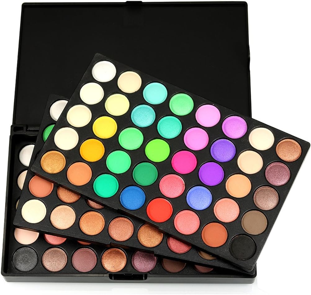 FantasyDay 120 Couleurs Professionnel Shimmer Mat Ultra Pigmenté Fard À Paupières Fondation Palette De Maquillage Ensemble Cosmétique - Kit De Beauté De Maquillage Fard À Paupières – Image 9