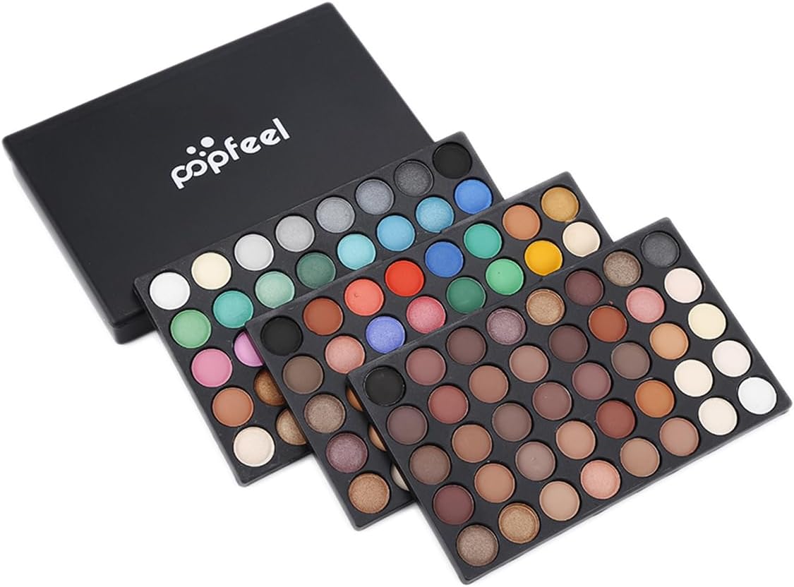 FantasyDay 120 Couleurs Professionnel Shimmer Mat Ultra Pigmenté Fard À Paupières Fondation Palette De Maquillage Ensemble Cosmétique - Kit De Beauté De Maquillage Fard À Paupières – Image 10
