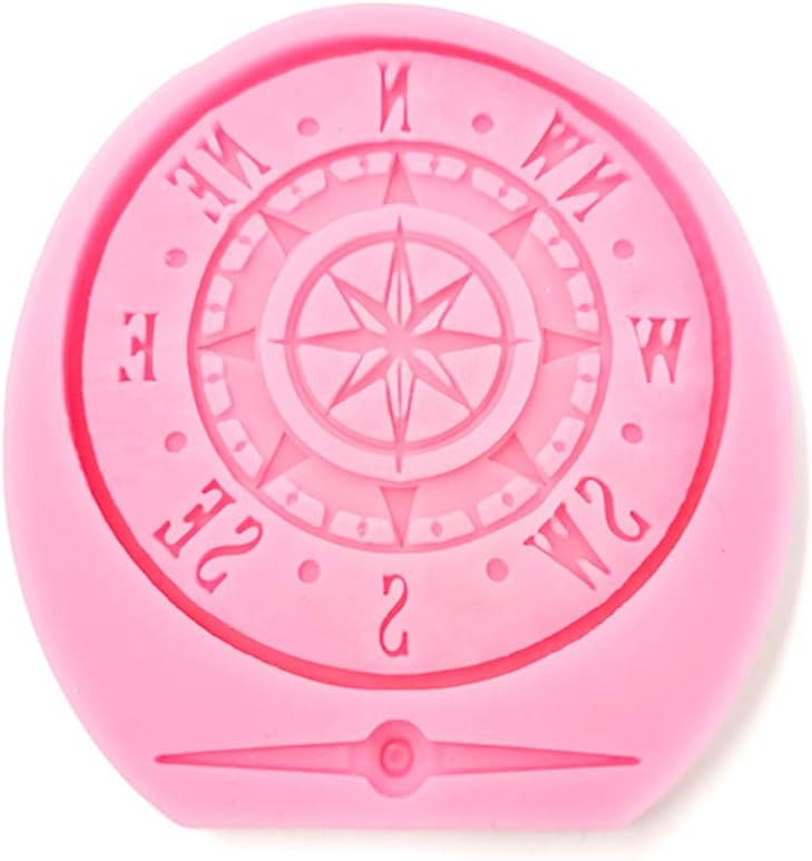 Moules en Silicone avec horloge Vintage, équipement Steampunk, décoration de gâteau Fondant d'anniversaire pour bébé, 3 # – Image 4