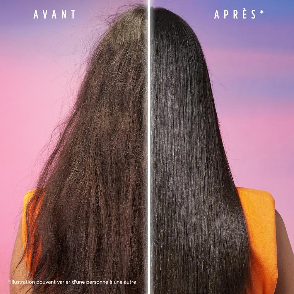 Garnier - Fructis Hair Drink - Crème Lamellaire Instantanée Lissante Longueurs & Éclat Ananas - Formule Vegan à 97% d'ingrédients naturels - 200 ml – Image 6
