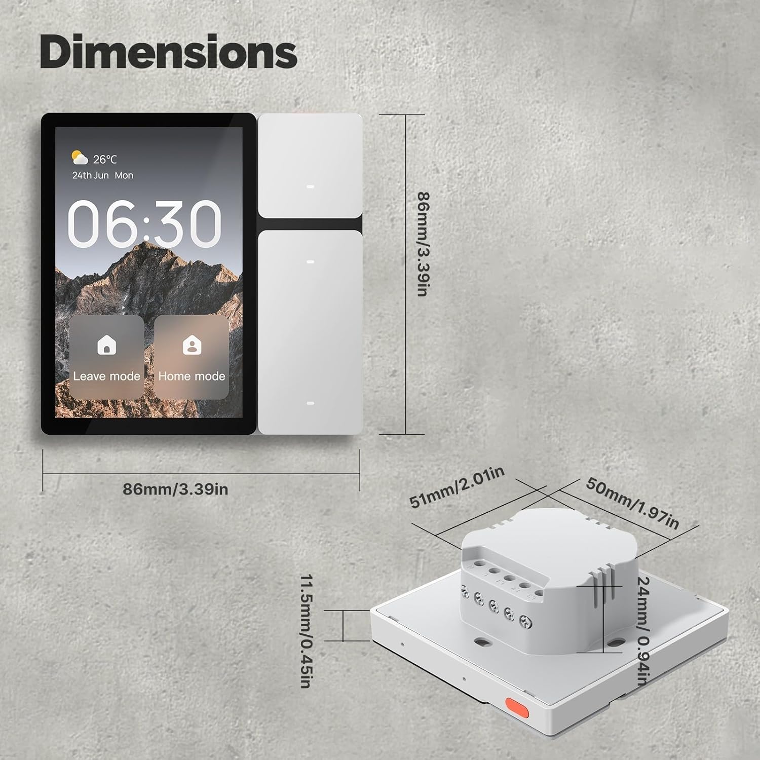 Système de relais tactile Smart Home Controller 3 avec fonctionnalités d'utilisation améliorées pour tous les appareils – Image 4