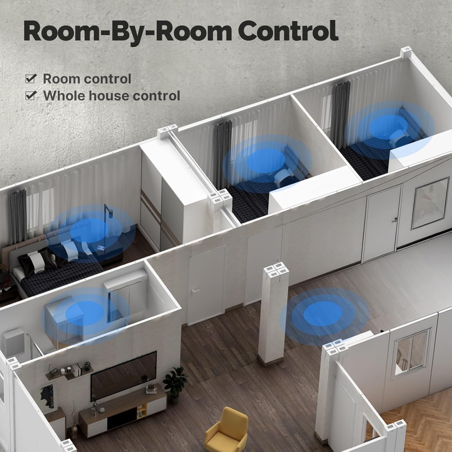 Système de relais tactile Smart Home Controller 3 avec fonctionnalités d'utilisation améliorées pour tous les appareils – Image 6