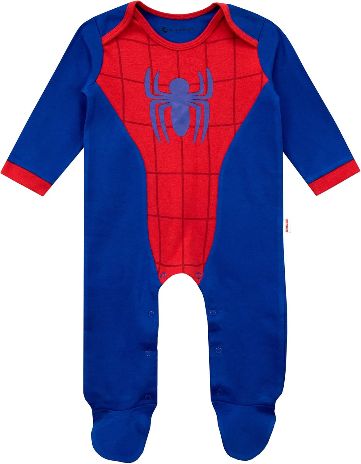 Marvel Bébé Barboteuse | Ensemble barboteuse et chapeau Spiderman | Pyjamas bébé pour garçons – Image 3