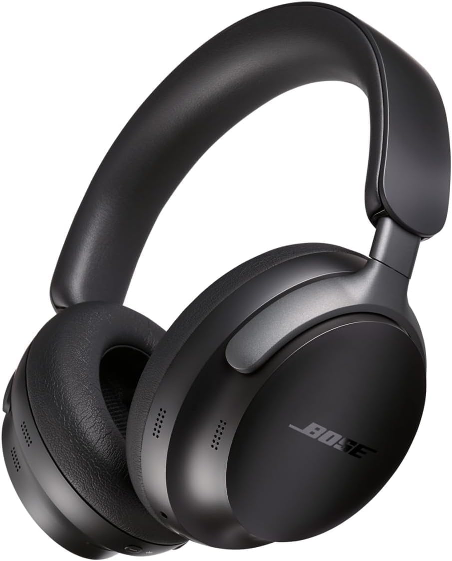 Bose QuietComfort Ultra Casque sans fil à réduction de bruit avec Space Audio, casque Bluetooth confortable avec micro intégré, jusqu'à 24 heures d'autonomie - Noir – Image 2