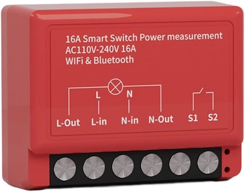 Compteur de puissance de module de commutation de maison intelligente pour installation murale avec contrôle APP – Image 2