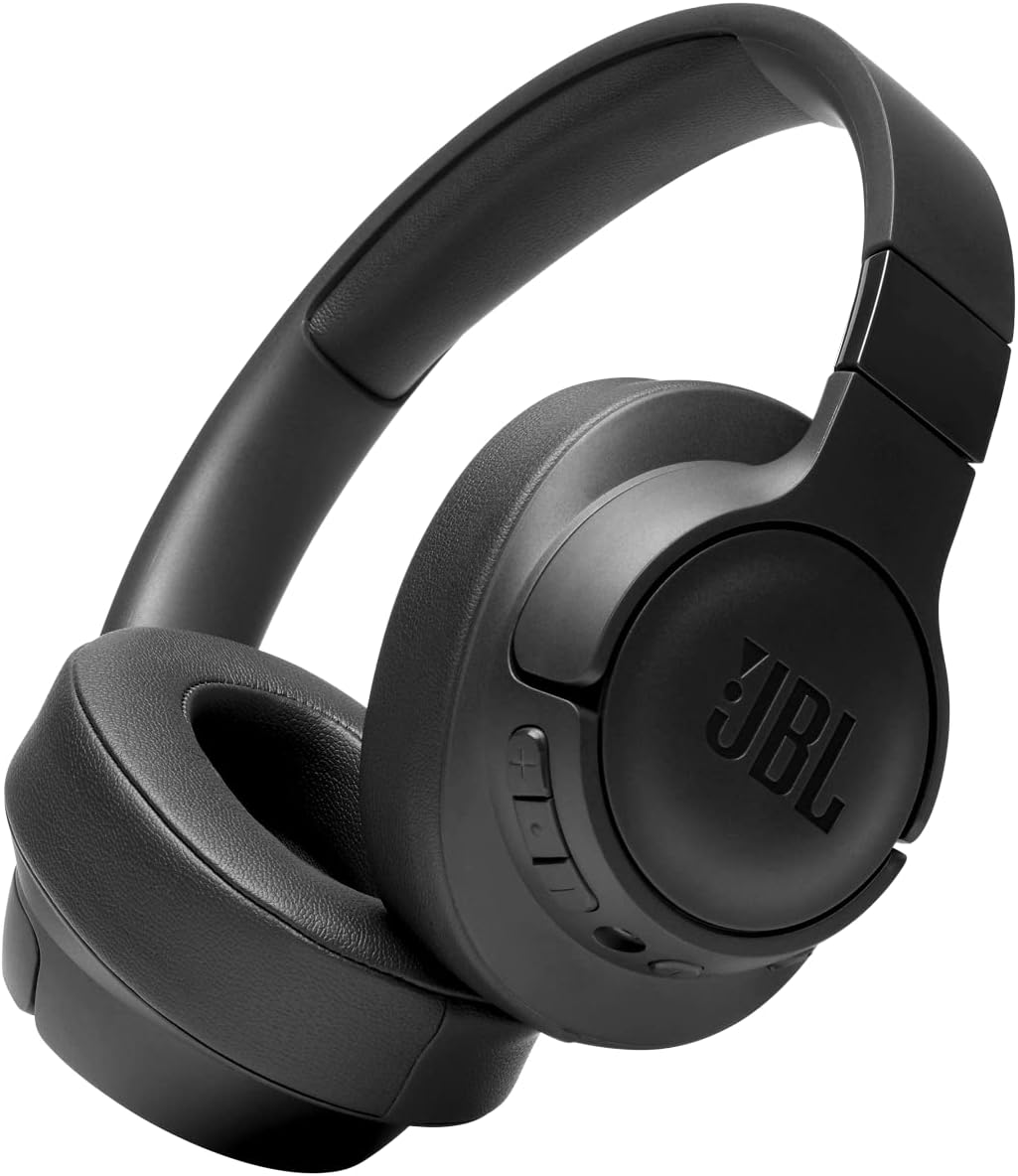 JBL Tune760NC - Casque supra-auriculaire sans fil à suppression active du bruit - Son JBL Pure Bass - Autonomie de la batterie 35h - Appels mains libres et commande vocale - Noir – Image 2