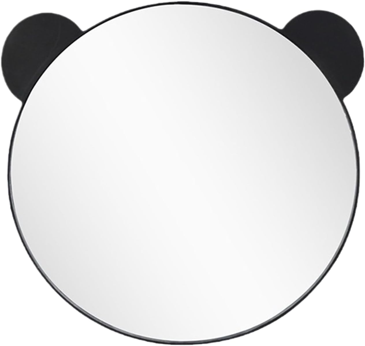 Miroir de voiture pour bébé, rétroviseur arrière, oreilles d'ours, support de sangle réglable, vue grand angle claire, utilisation de sécurité en voyage, acrylique, équipement de voyage, 9,8 x 6,7 – Image 2