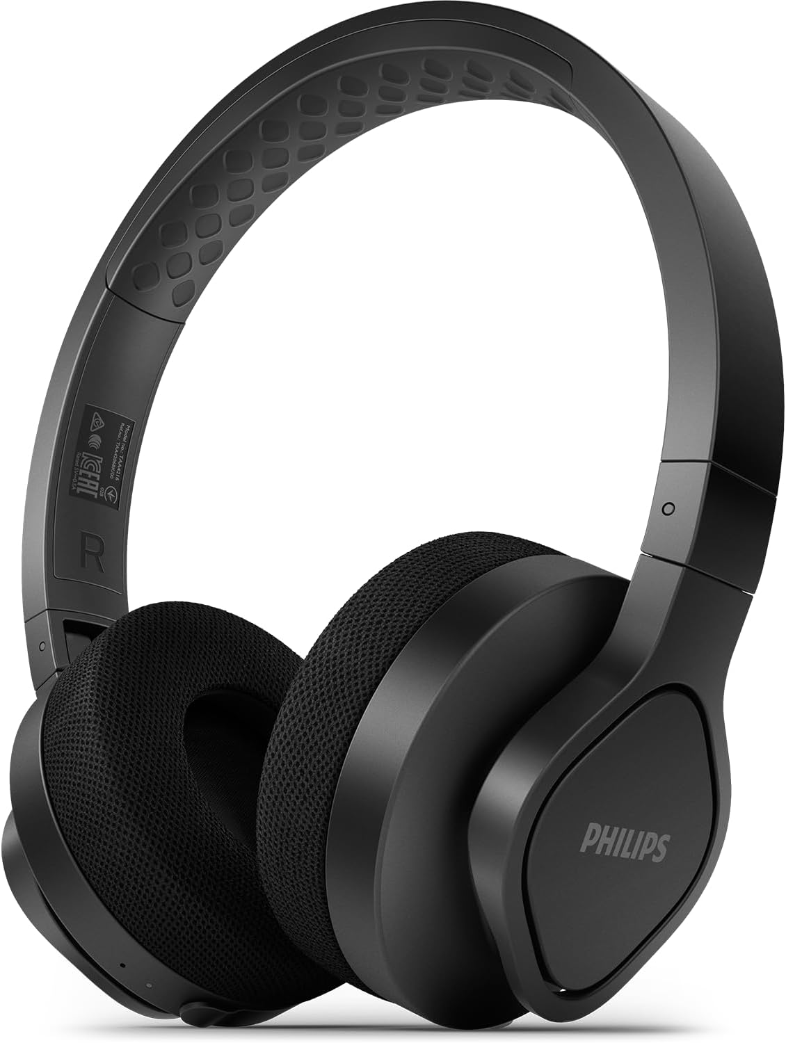 Philips Audio A4216BK/00 Casque de sport Bluetooth sans fil (autonomie 35 heures, protection IP55, coque ventilée, coussinets lavables) noir – Image 2