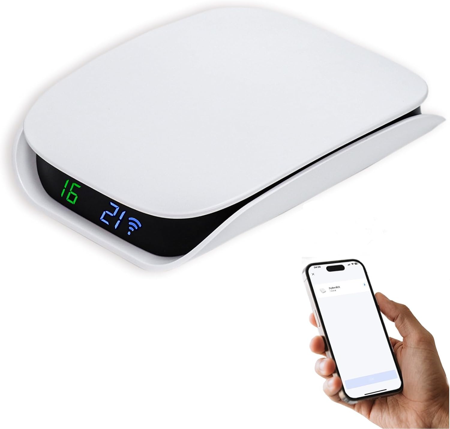 Tuya Zigbee Gateway Hub (appareils en ligne affichés) Pont de passerelle ZigBee Bluetooth intelligent pour contrôleur de passerelle de pont domotique Compatible avec Alexa, Google Home, Smart Life – Image 2