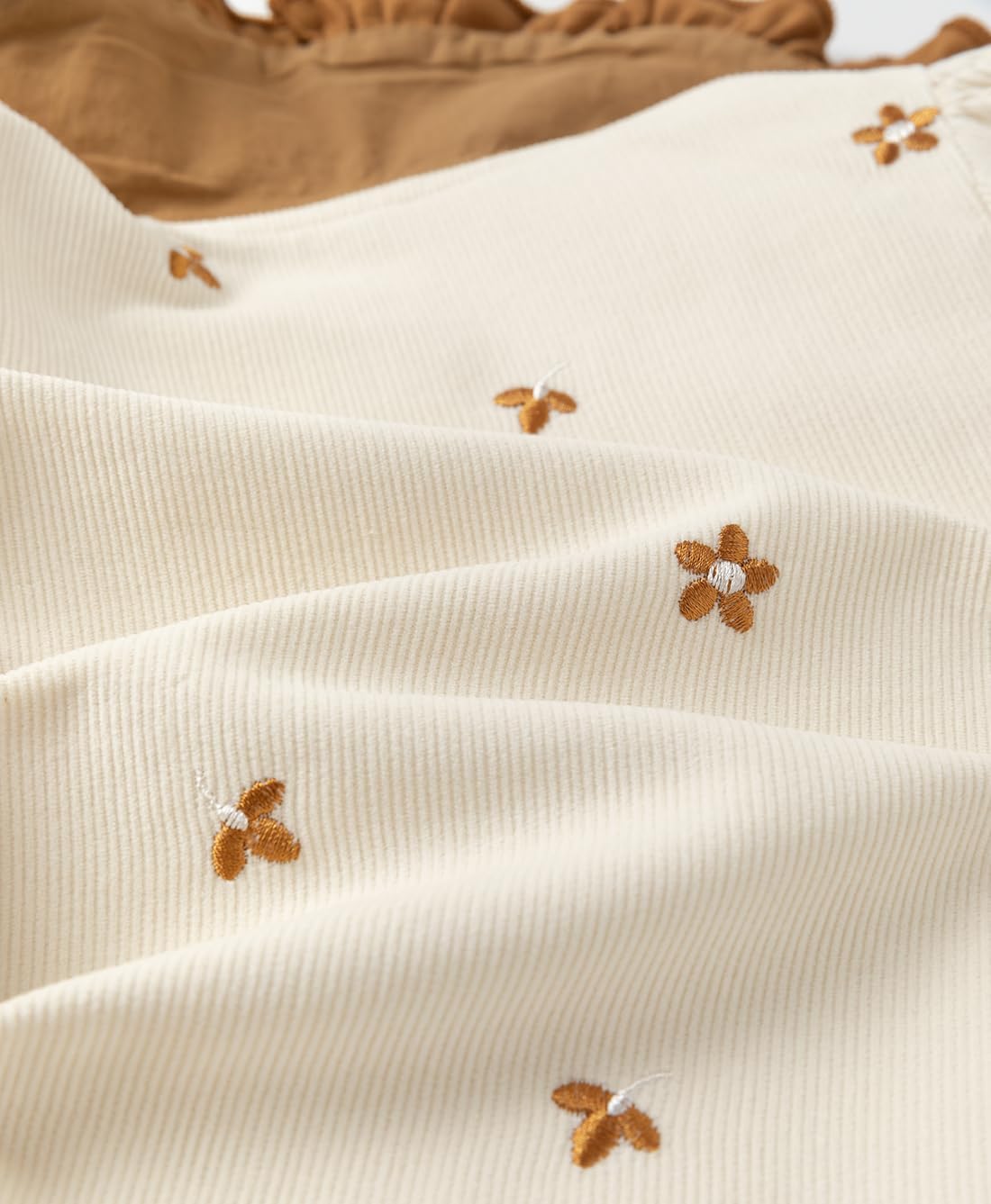 Ensemble pour bébé fille, vêtements à manches longues, hauts à fleurs + pantalon long, tenue en coton pour 6 à 30 mois – Image 9