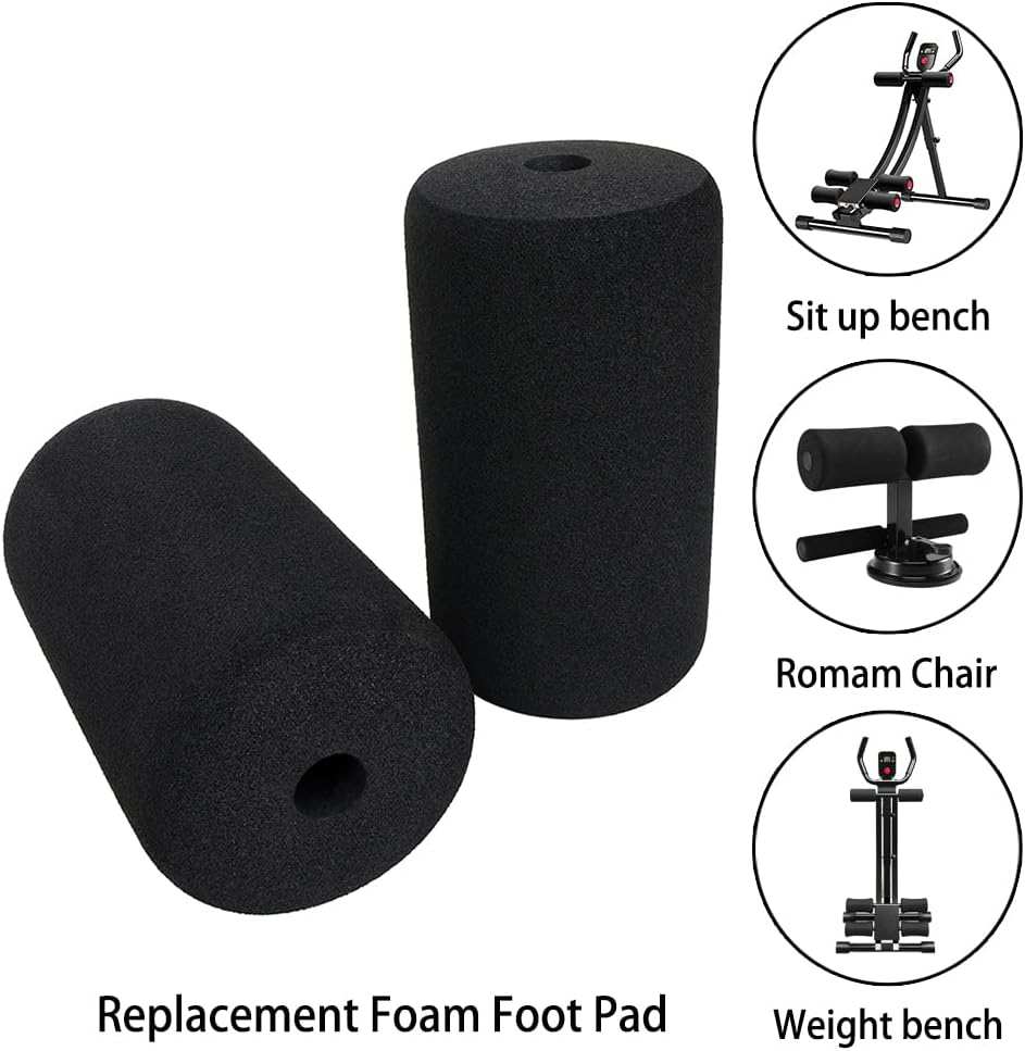 SPORTARC Lot de 2 rouleaux en mousse pour pieds d'haltérophilie, banc de musculation, pieds en mousse extensible pour la maison, la salle de sport, équipement de remplacement 160 mm – Image 6