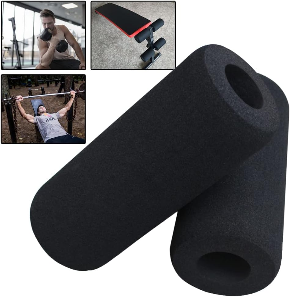 SPORTARC Lot de 2 rouleaux en mousse pour pieds d'haltérophilie, banc de musculation, pieds en mousse extensible pour la maison, la salle de sport, équipement de remplacement 160 mm – Image 7
