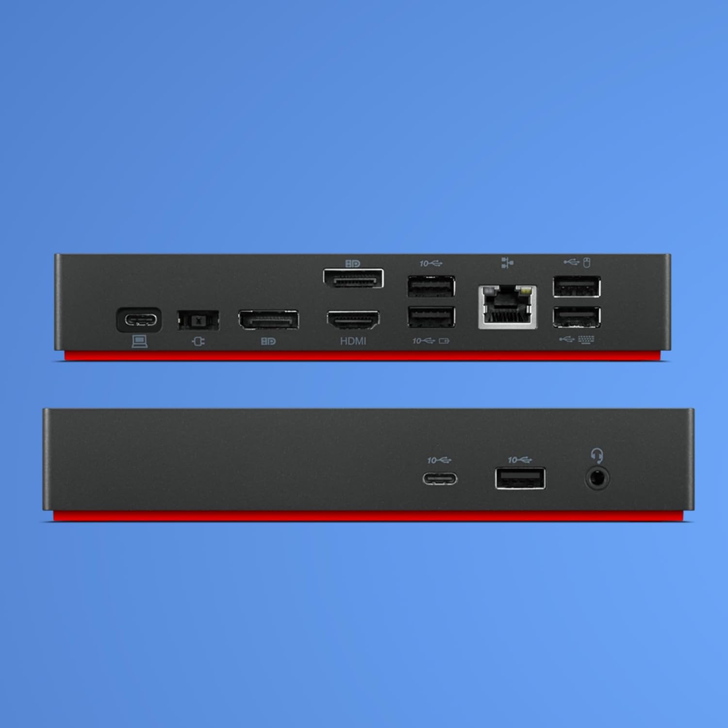 Station d'accueil Lenovo 40AY0090EU avec USB 3.2 Gen 1 (3.1 Gen 1) Type-C Noir – Image 3