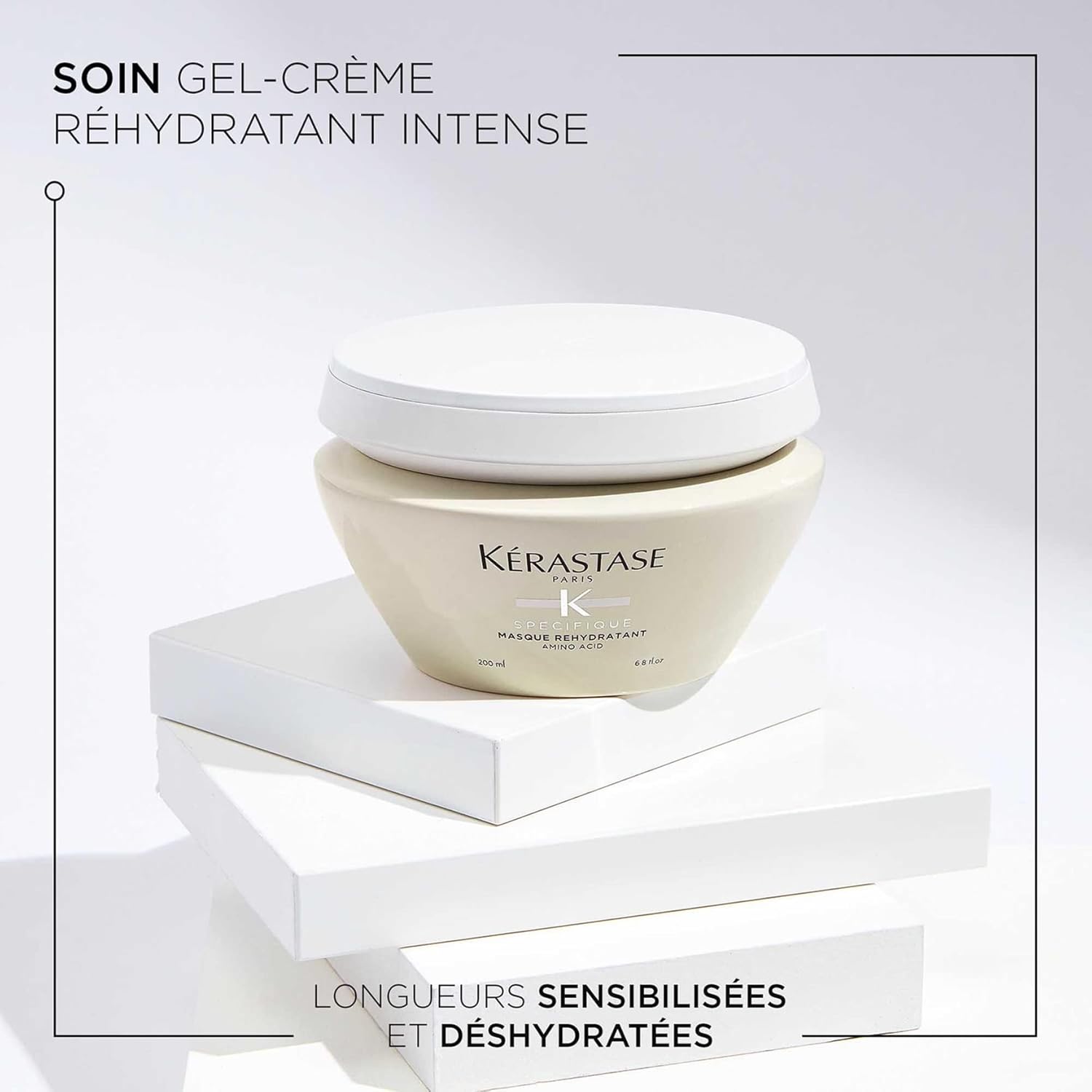 Kérastase, Masque Spécifique Réhydratant Intense, Pour Longueurs Sensibilisées & Déshydratées, 200 ml – Image 3