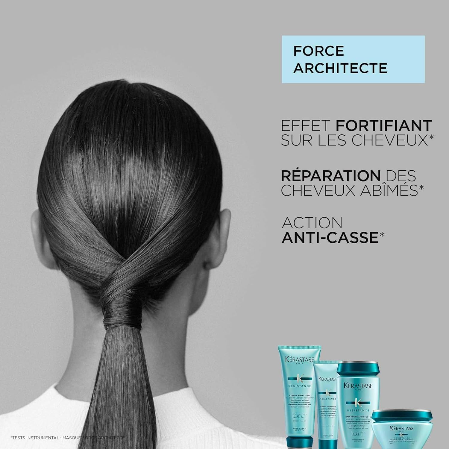 KÉRASTASE Résistance Ciment Anti-Usure Soin Capillaire Réparateur Anti-casse Sans Rinçage - Régénère & Protège - Technologie Vita-Ciment & Sève de Résurrection - Cheveux & Pointes Abîmées - 200 ml – Image 5