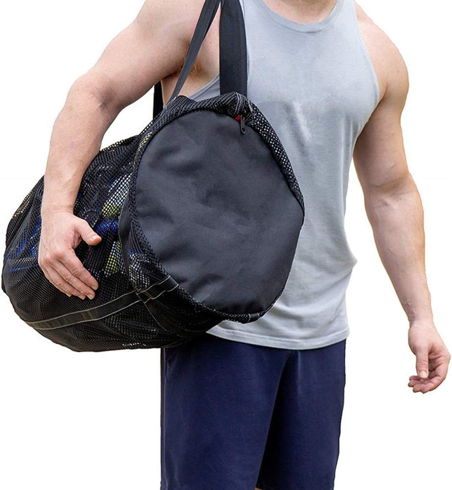 POHOVE Sac de plongée en maille, sac de plage en maille, sac d'équipement de sport surdimensionné, sac à linge – Sac de plongée et de voyage en maille respirante, léger et portable – Image 5