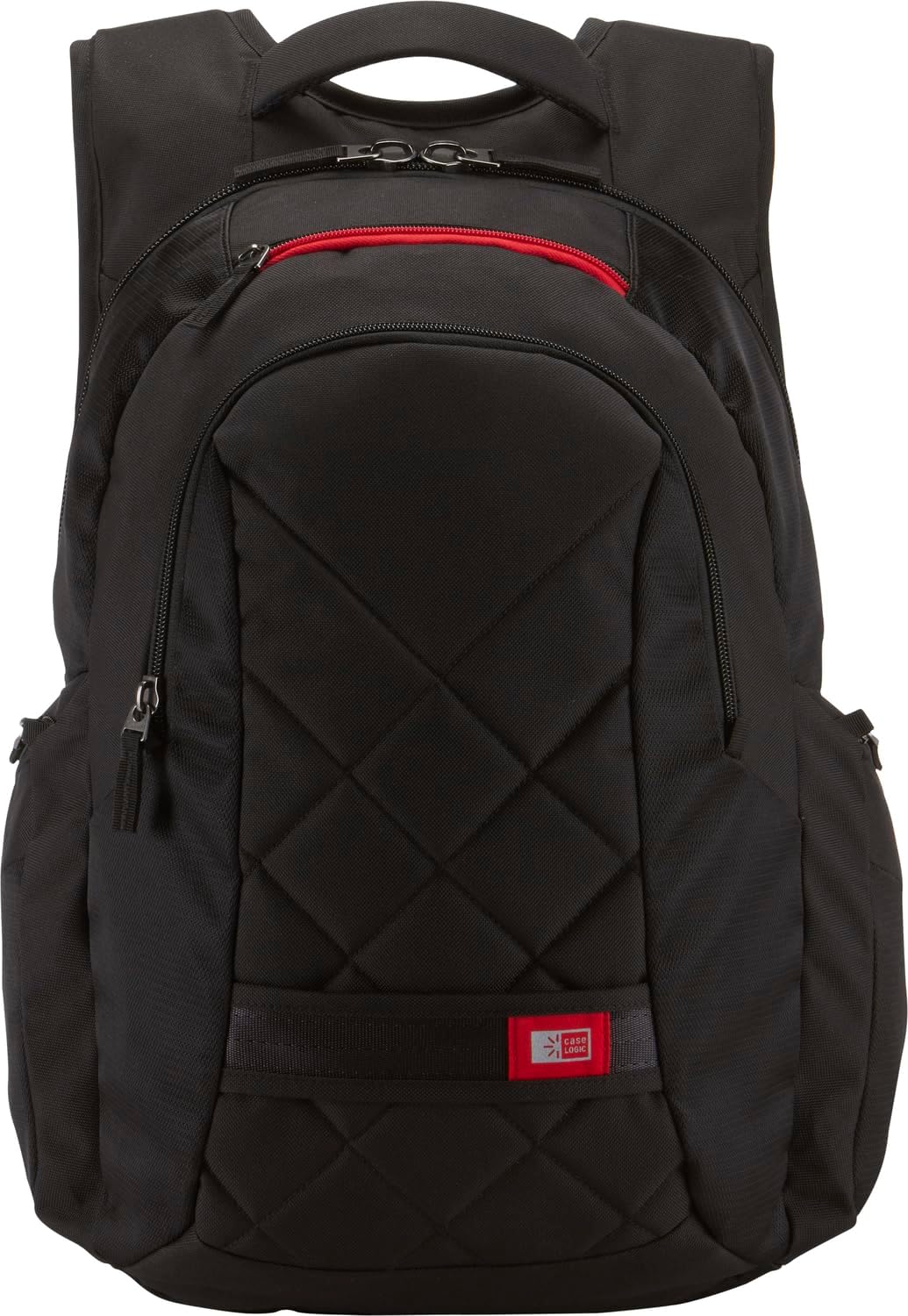 Case Logic DLBP116K Sac à dos tendance en nylon pour ordinateur portable 15,4" 16" Noir – Image 3